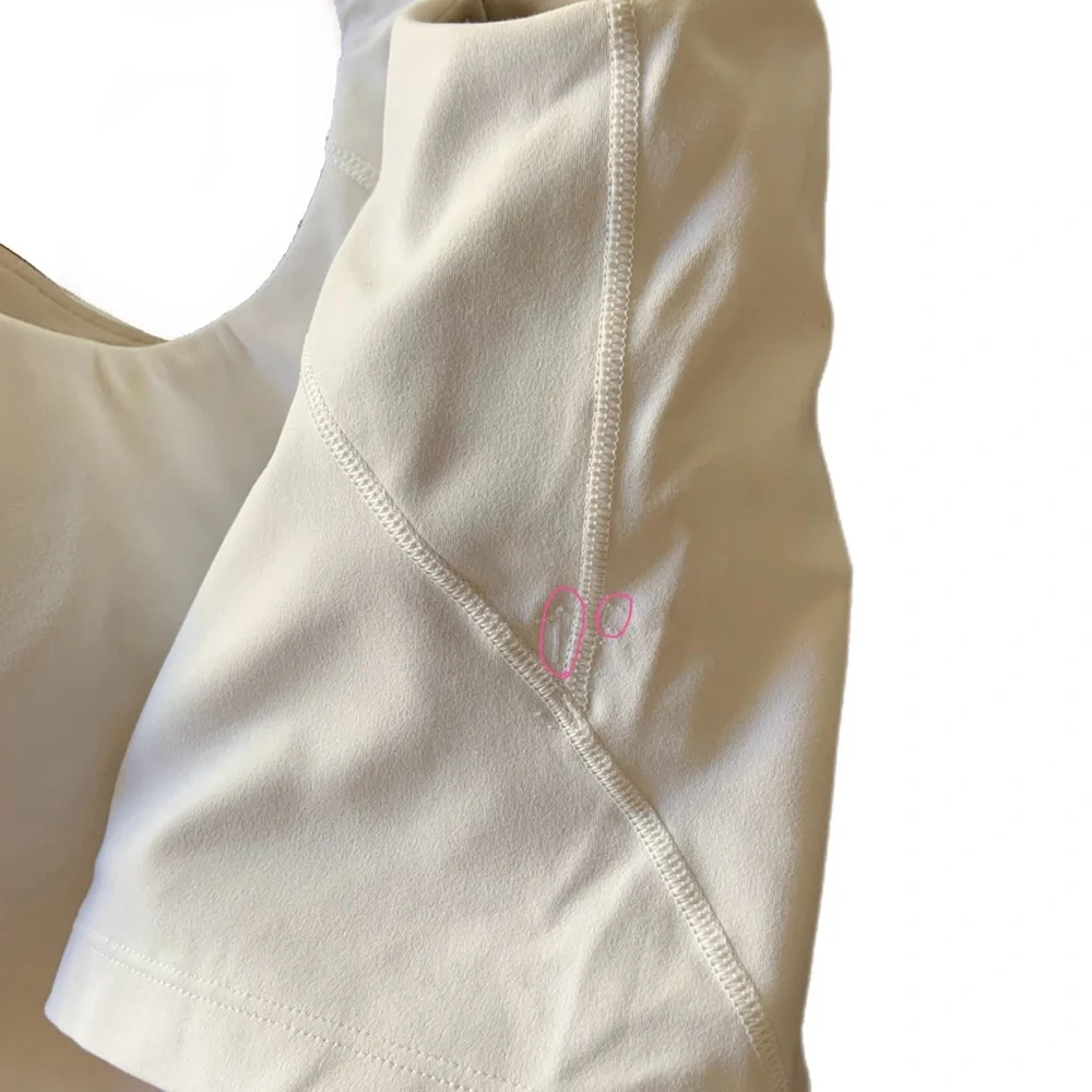 Lululemon Align Tank Top Cropped / Sports Bra Bone - Picture 14 of 16